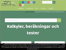 Tablet Screenshot of kalkyleramera.se